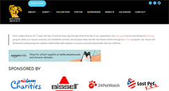 Desktop Screenshot of packleadersrescue.com